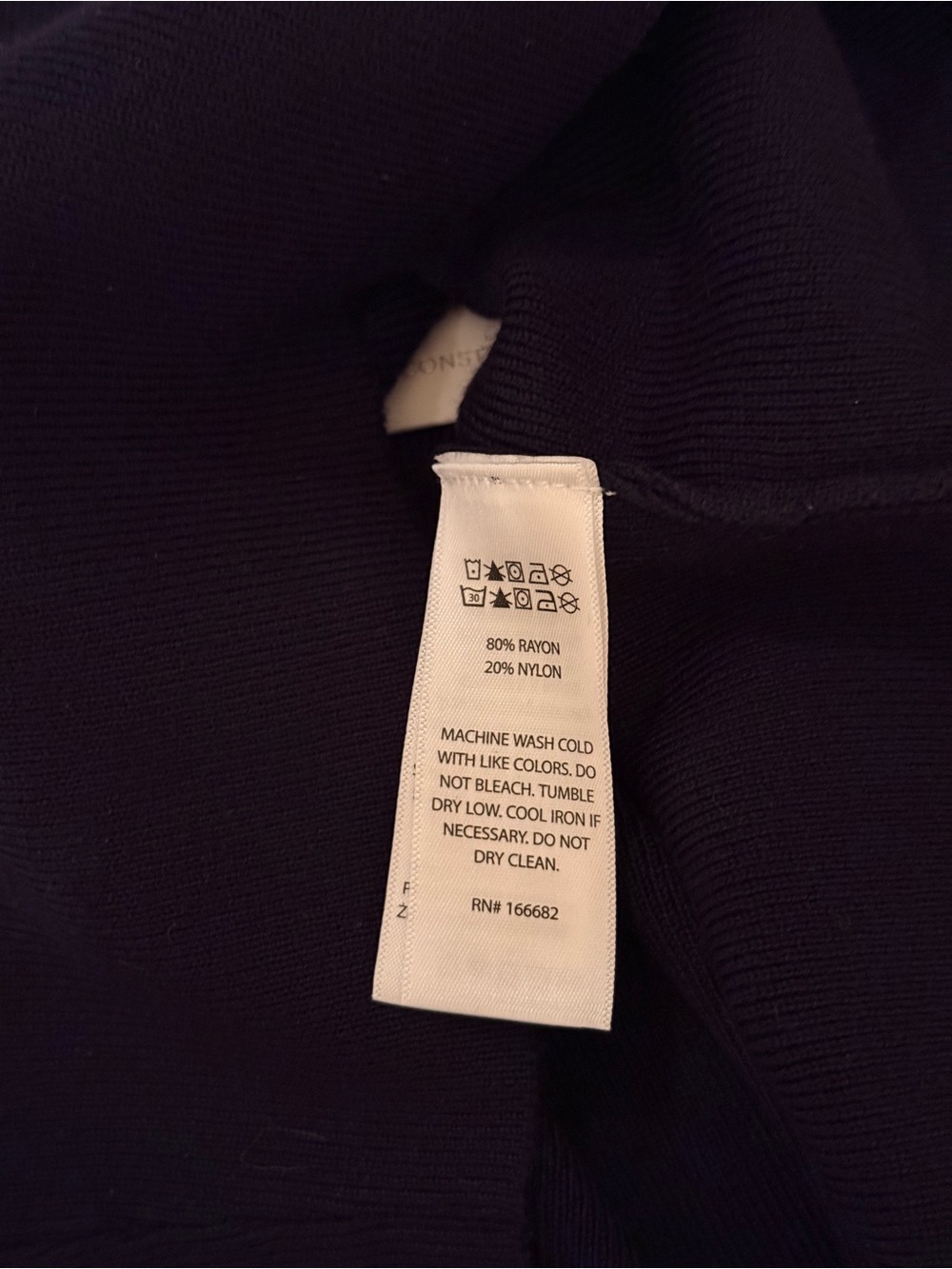 Caroline Constas Navy Polo Tank with White Piping - Picture 3 of 4